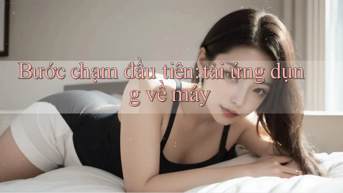 Bước chạm đầu tiên: tải ứng dụng về máy Bước chạm đầu tiên: tải ứng dụng về máy