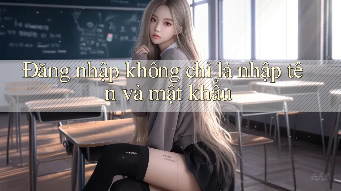 Đăng nhập không chỉ là nhập tên và mật khẩu Đăng nhập không chỉ là nhập tên và mật khẩu