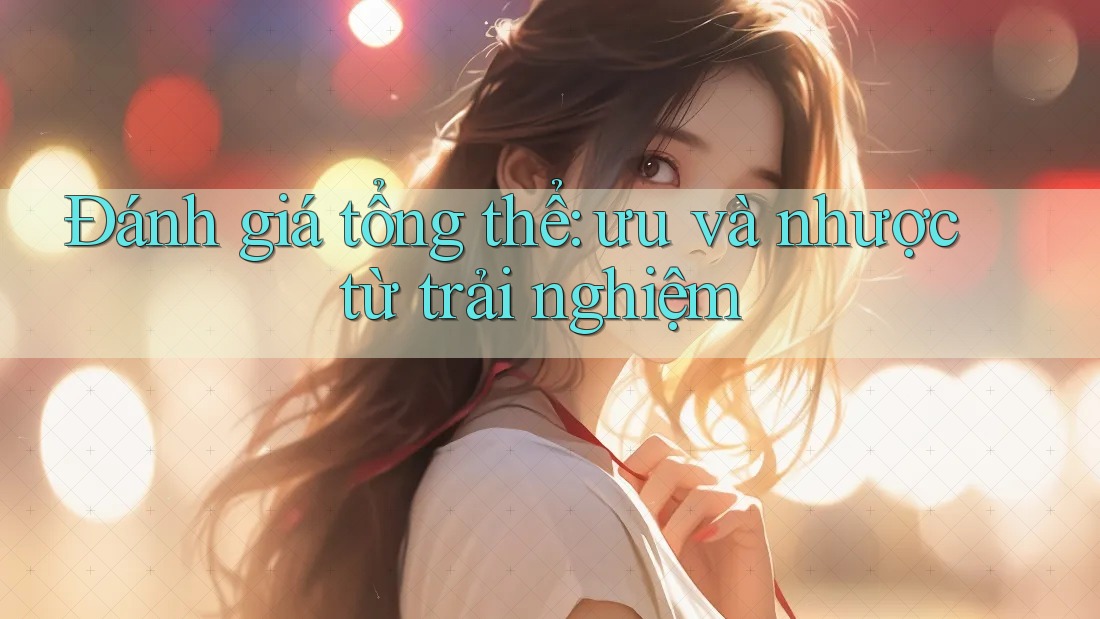 Đánh giá tổng thể: ưu và nhược từ trải nghiệm Đánh giá tổng thể: ưu và nhược từ trải nghiệm