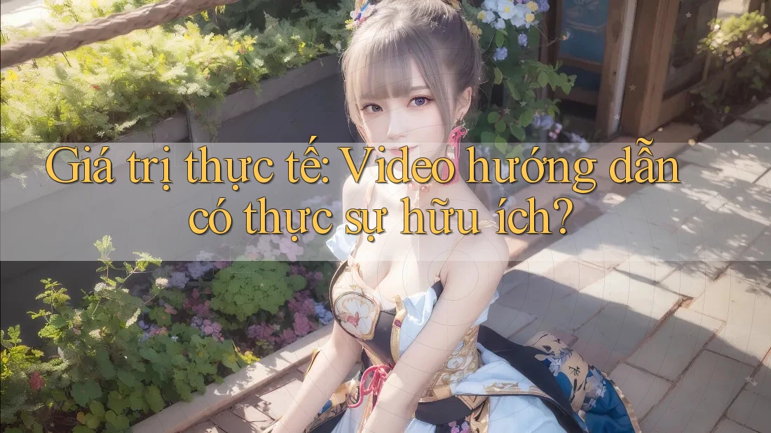 Giá trị thực tế: Video hướng dẫn có thực sự hữu ích? Giá trị thực tế: Video hướng dẫn có thực sự hữu ích?