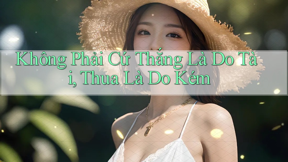 Không Phải Cứ Thắng Là Do Tài, Thua Là Do Kém Không Phải Cứ Thắng Là Do Tài, Thua Là Do Kém