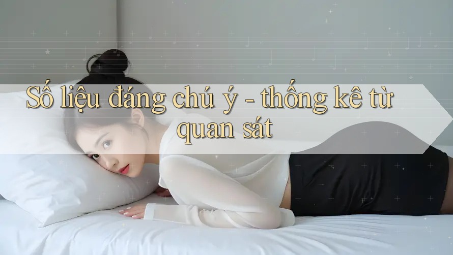 Số liệu đáng chú ý - thống kê từ quan sát Số liệu đáng chú ý - thống kê từ quan sát
