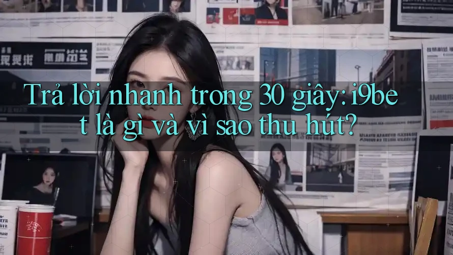 Trả lời nhanh trong 30 giây: i9bet là gì và vì sao thu hút? Trả lời nhanh trong 30 giây: i9bet là gì và vì sao thu hút?