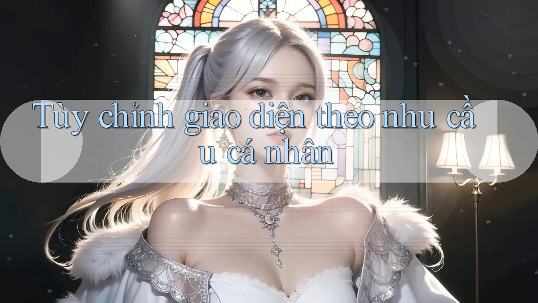 Tùy chỉnh giao diện theo nhu cầu cá nhân Tùy chỉnh giao diện theo nhu cầu cá nhân
